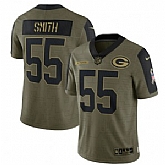 Nike Green Bay Packers 55 Za'Darius Smith 2021 Olive Salute To Service Limited Jersey Dyin,baseball caps,new era cap wholesale,wholesale hats